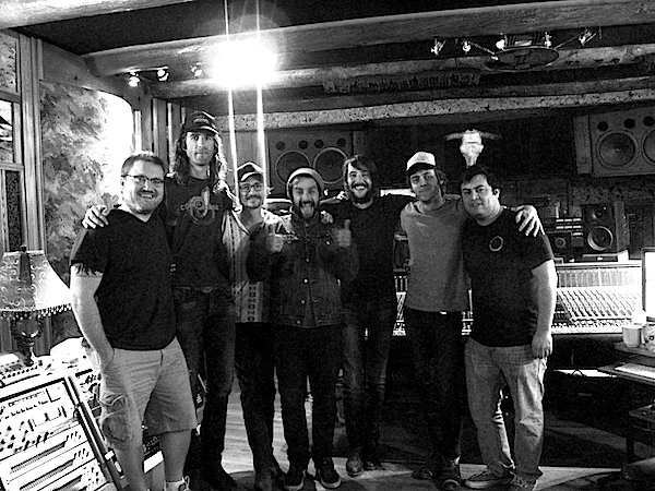 With Band of Horses @ Sonic Ranch circa 2011.