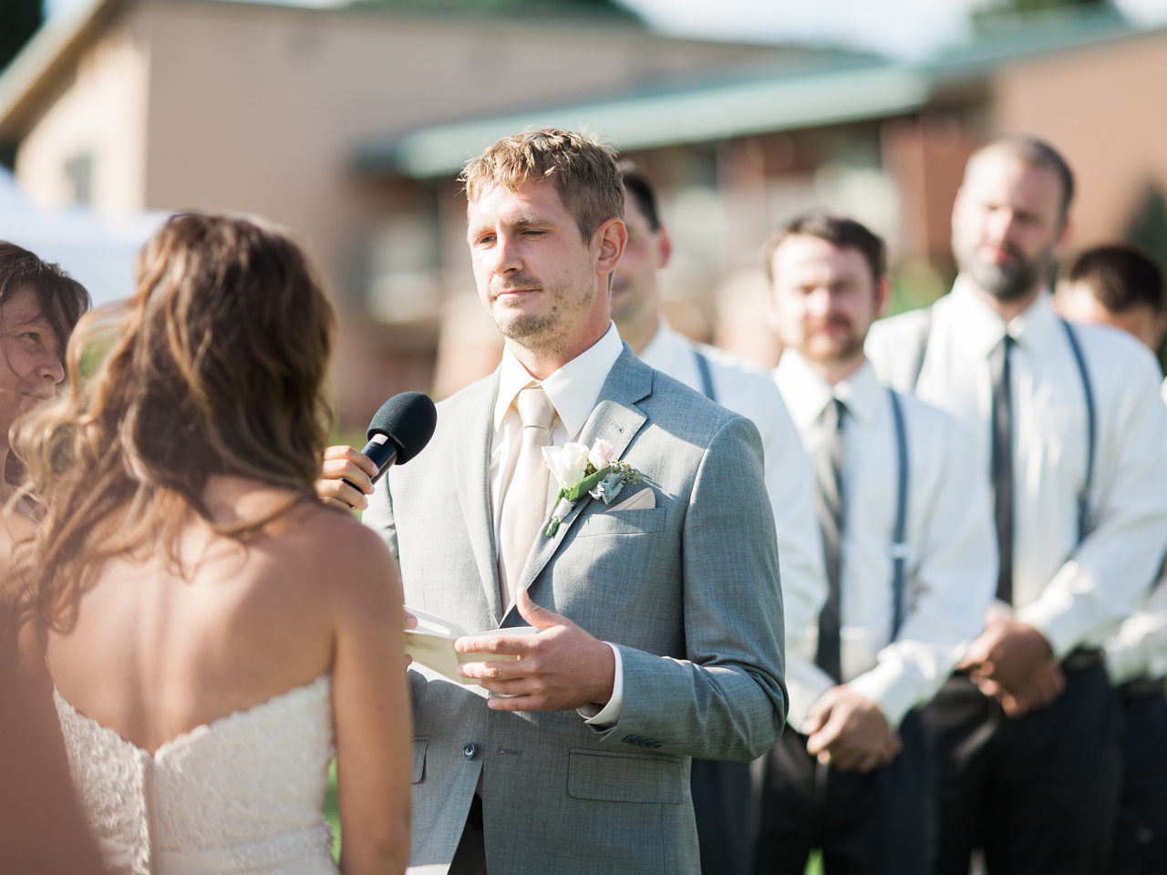 ...and they said "I Do's" that were also customized for what marriage means to them.