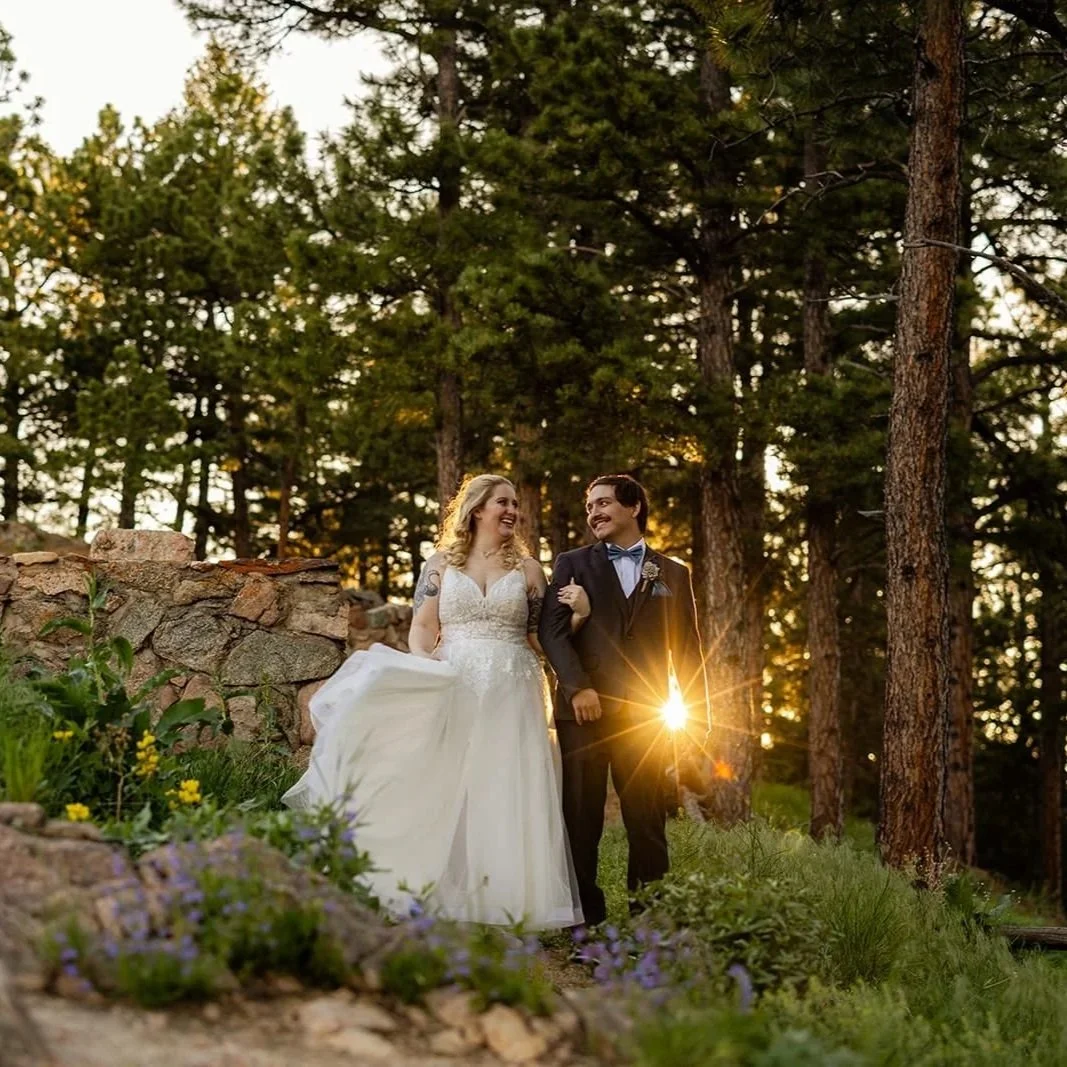 Wildflowers & A Playful Ceremony: 16 Guests - Spring, Sunset