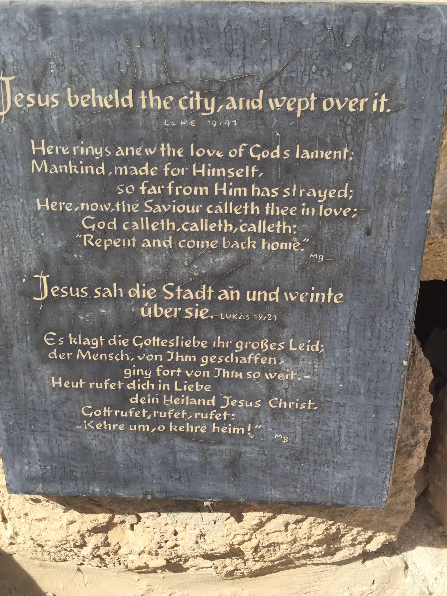 Days 7/8: The last week of Jesus - Bethpage (where Jesus wept), Garden of Gethsemane, Rock of the Last Agony, Gallicantu (where He was denied by Peter)
