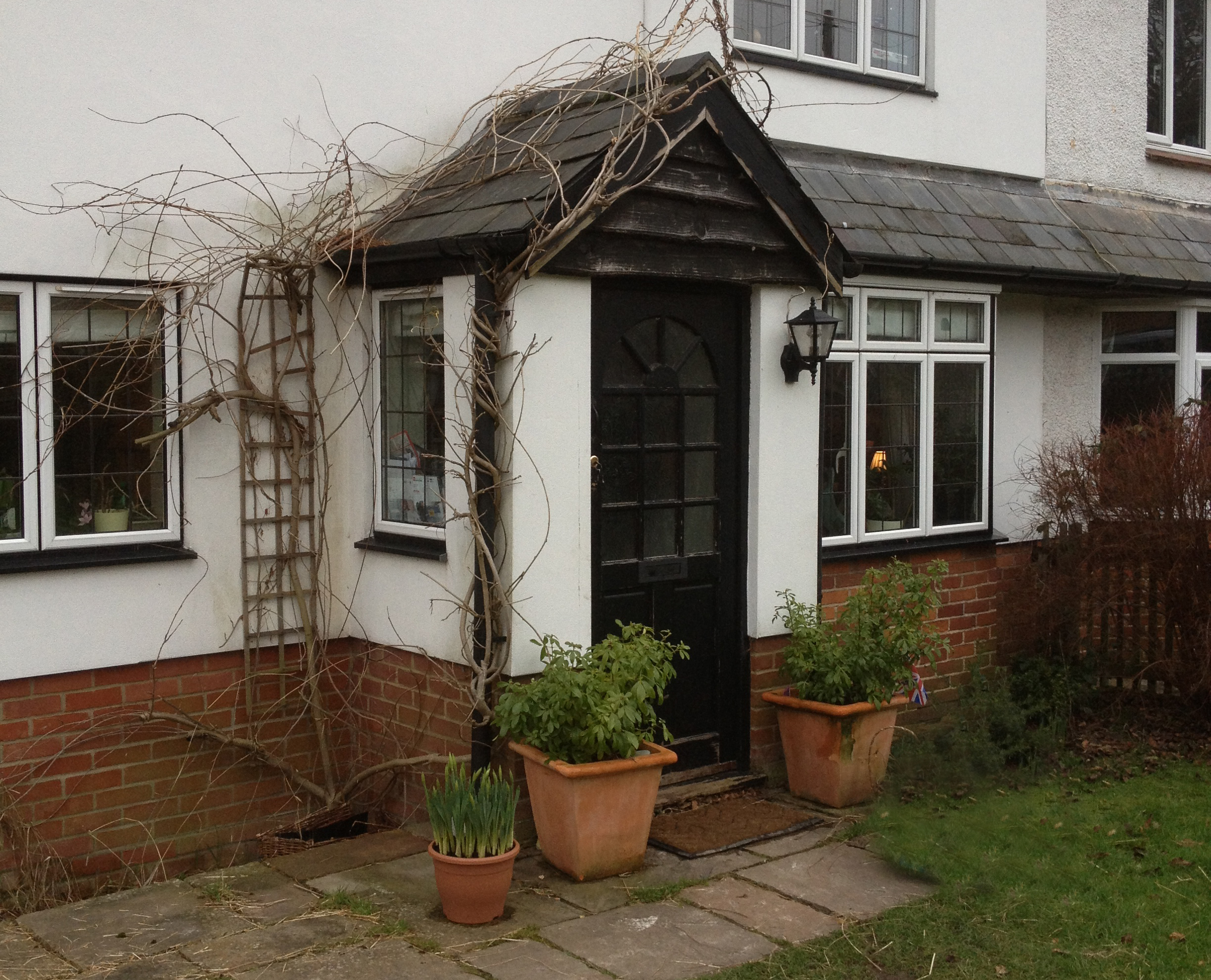 The original porch