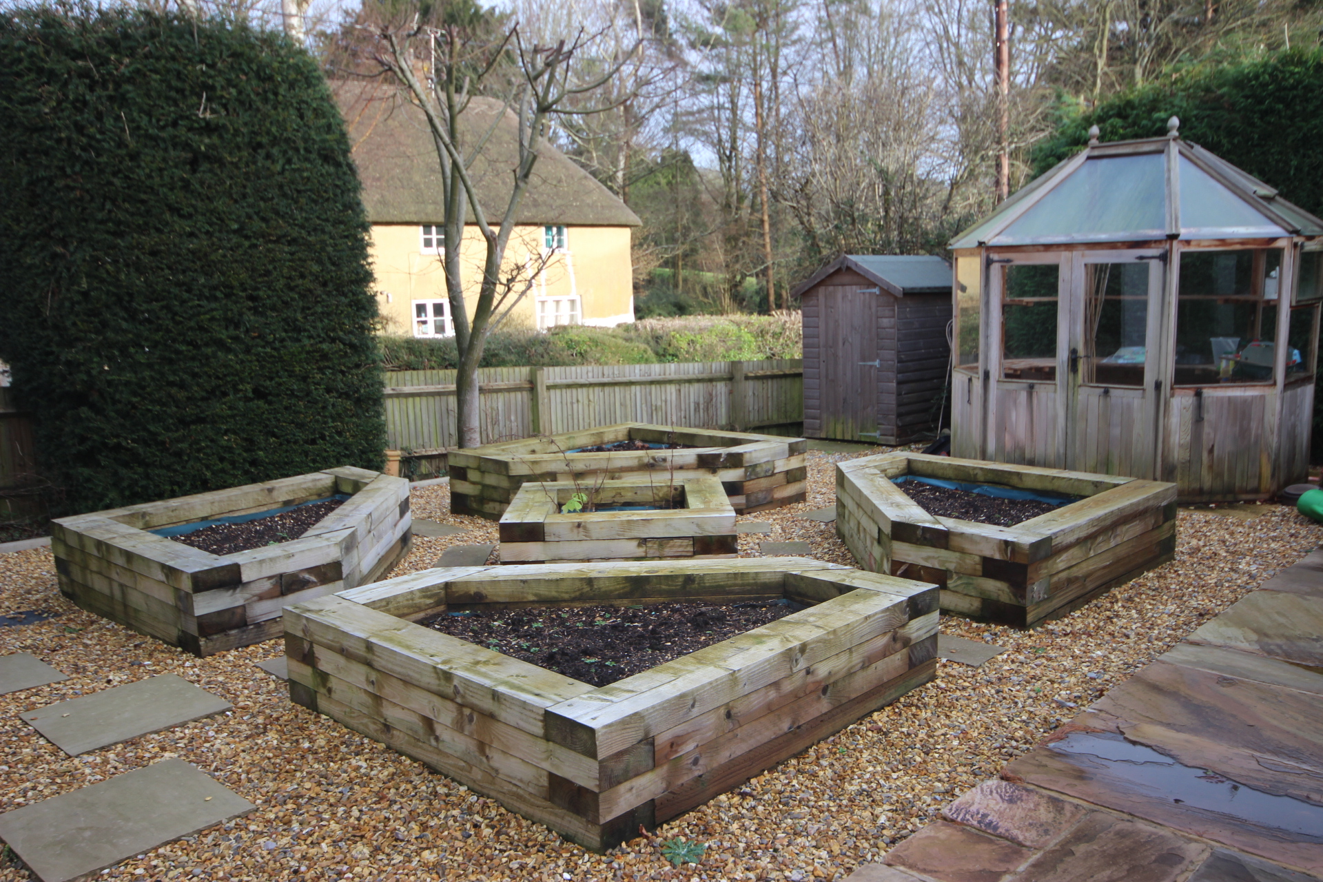 Garden landscaping