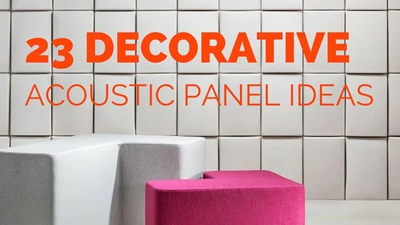 Guest Post: 23 Decorative Acoustic Panel Ideas