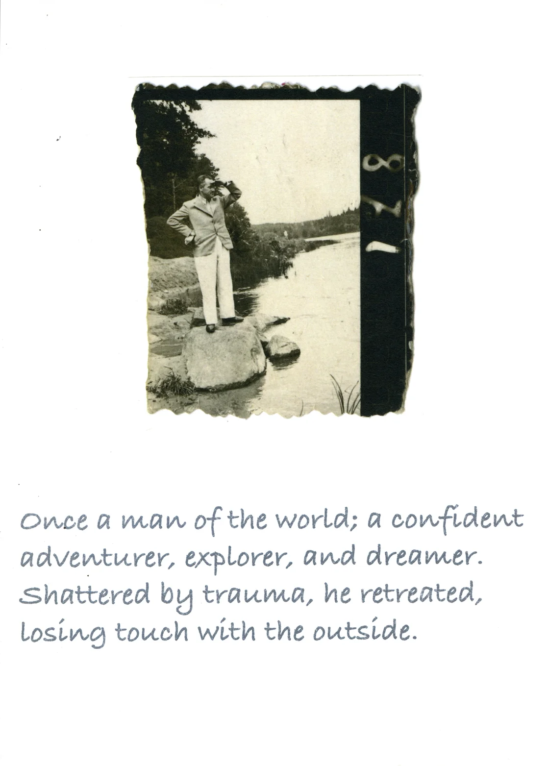 "Once A Man Of The World" 2016 Digital Print 11" x 15"