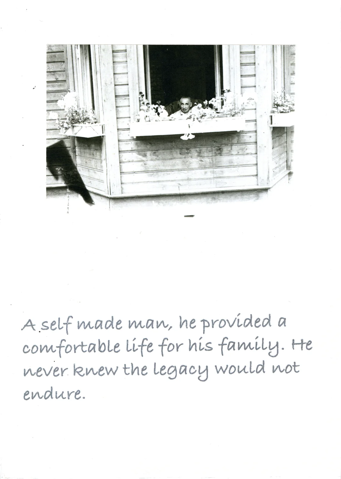 "A Self Made Man" 2016 Digital Print 11" x 15"