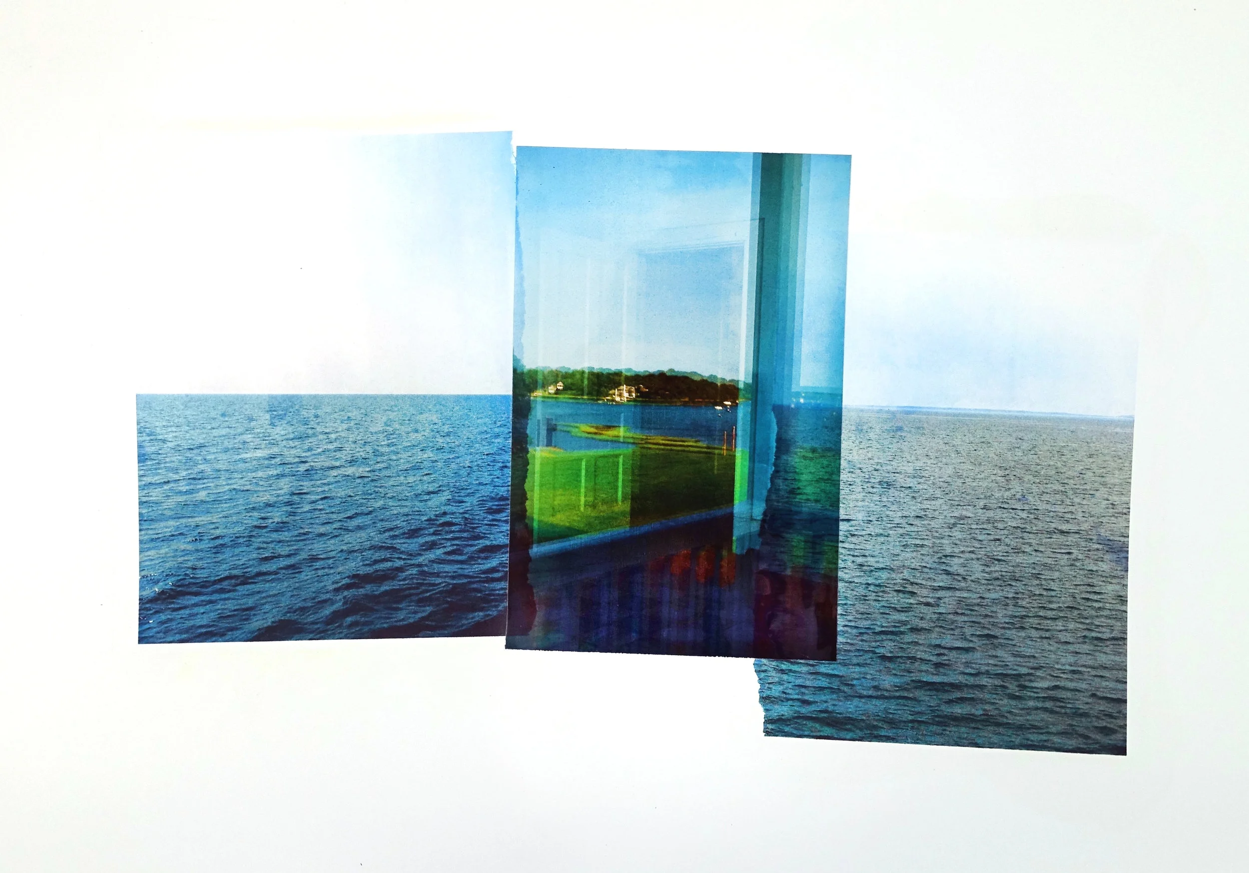 “Reflection” 2015 Solvent transfer and digital print 22” x 28”
