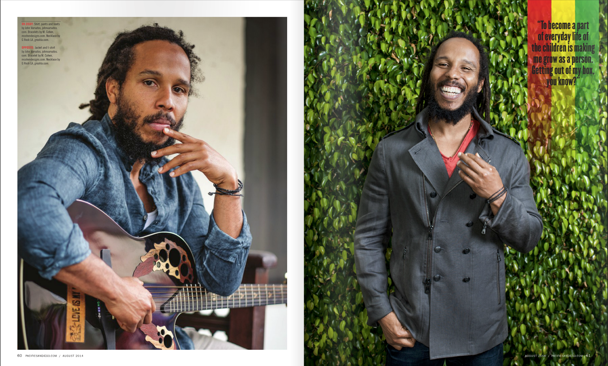 Ziggy Marley portrait