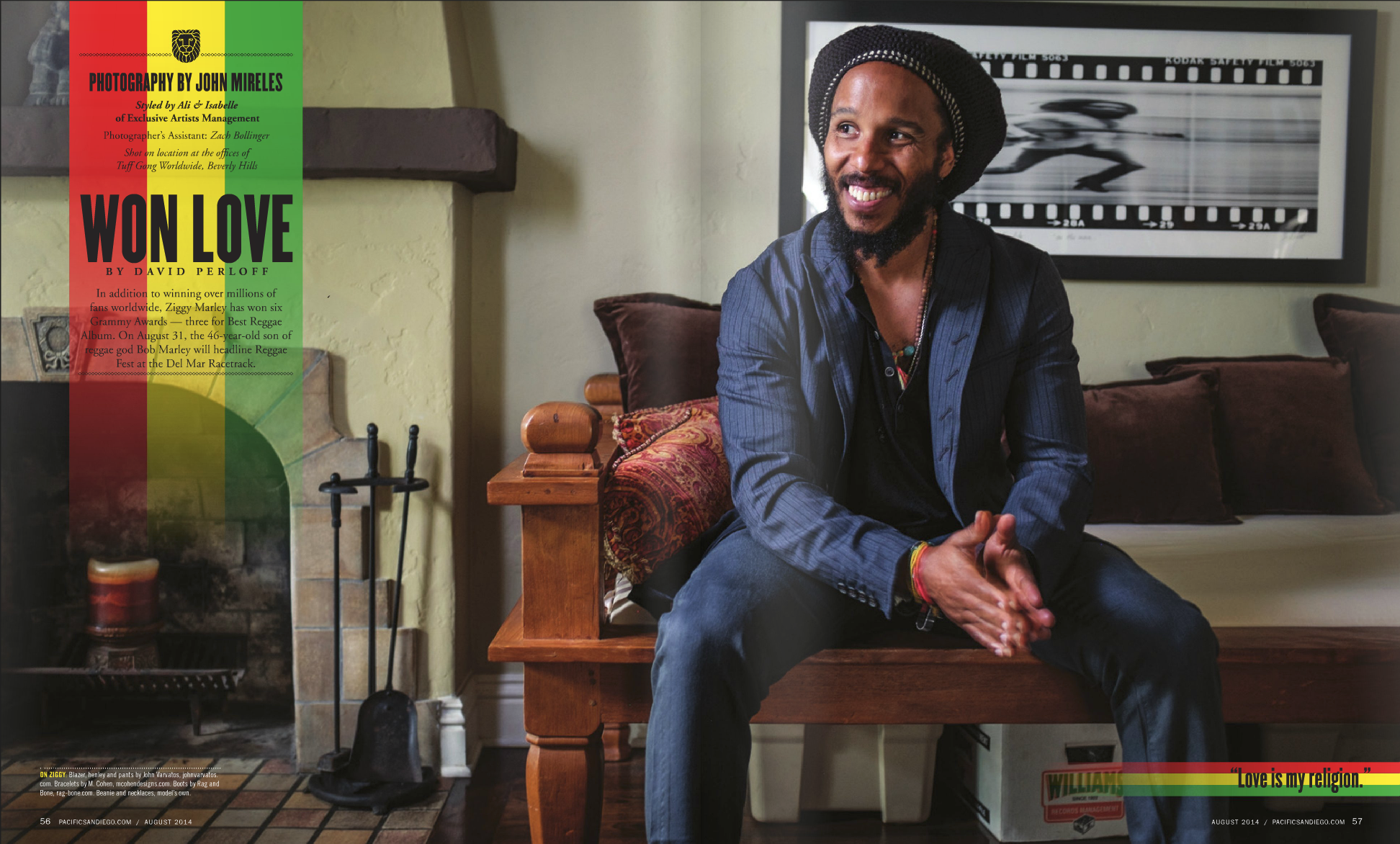 Ziggy Marley portrait