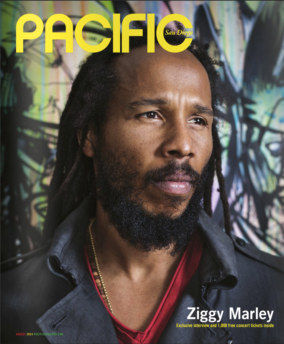 Ziggy Marley portrait/head shot