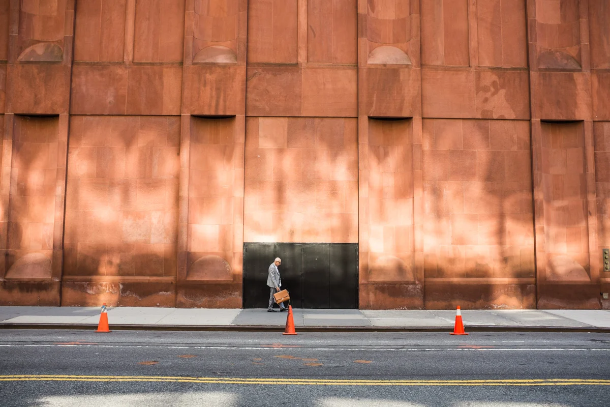 manhattan street scene