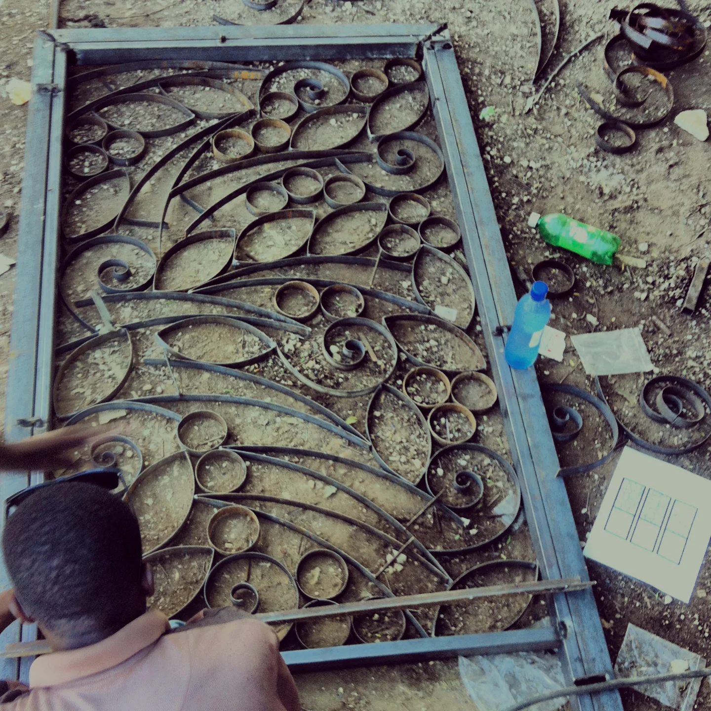   Each classroom has a unique door designed and fabircated by locals.&nbsp;  