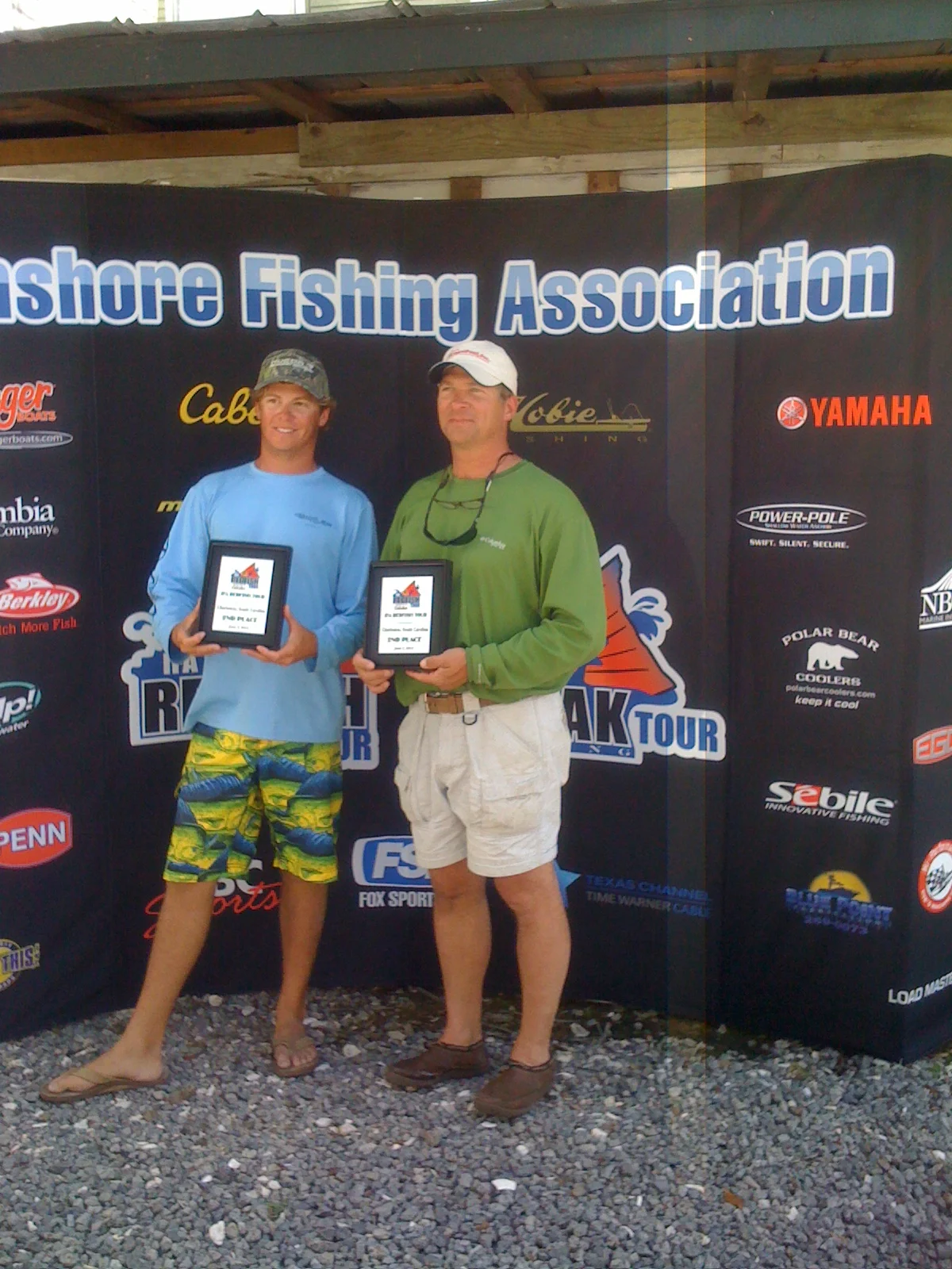 My dad and I took 2nd place in the IFA redfish tour Charleston event back in 2012. We took home two sweet plaques and a decent paycheck. 
