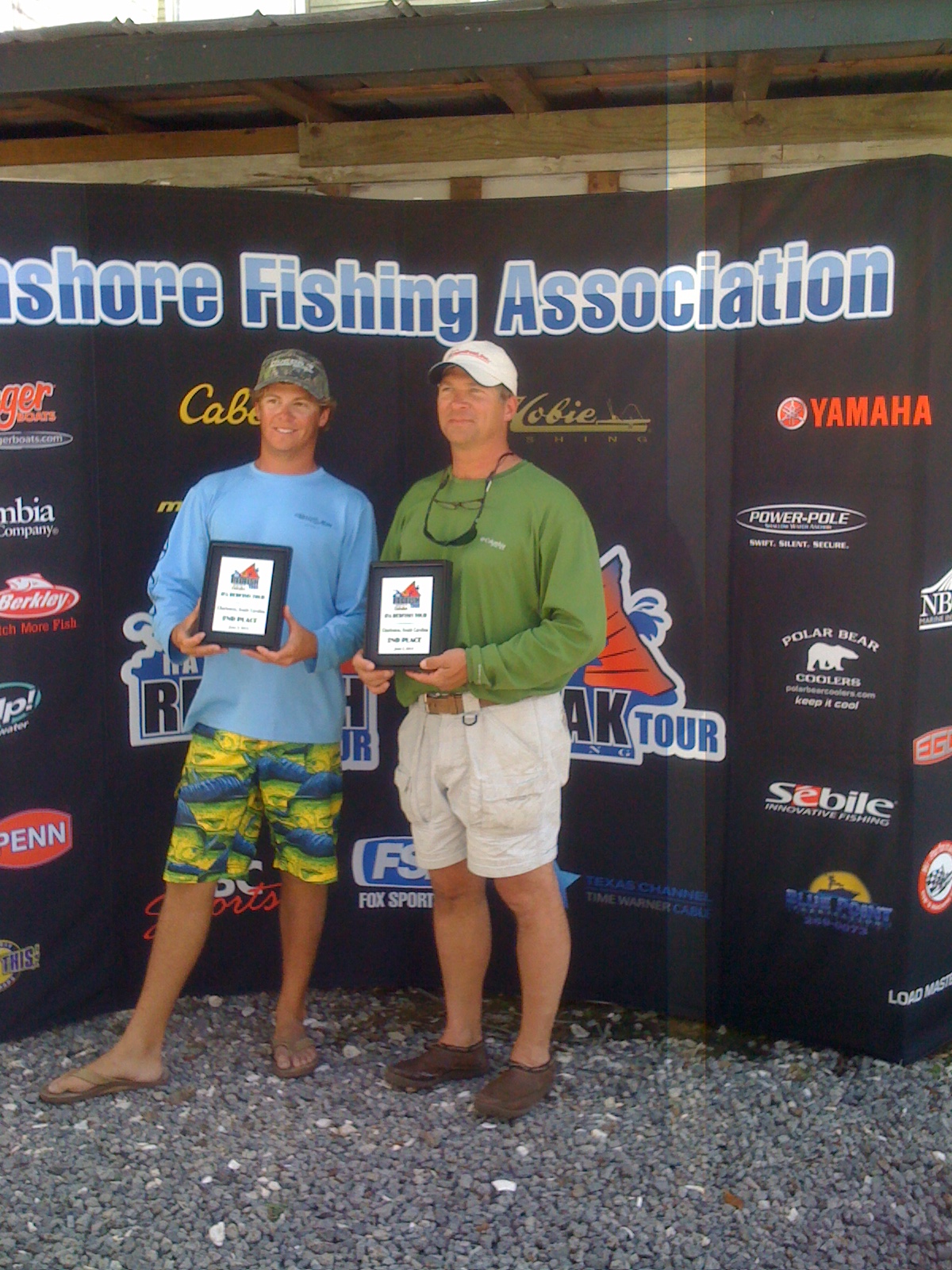 My dad and I took 2nd place in the IFA redfish tour Charleston event back in 2012. We took home two sweet plaques and a decent paycheck. 