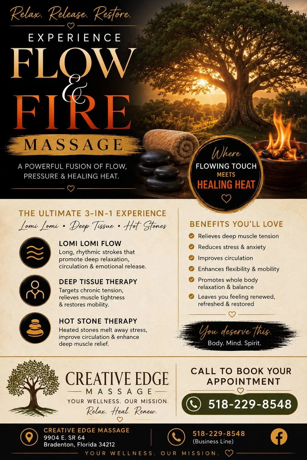 Flow and FIre Massage