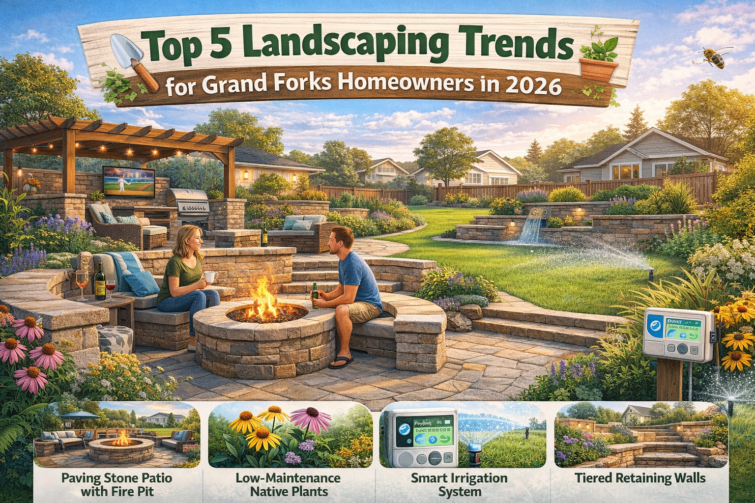 Top 5 Landscaping Trends for Grand Forks Homeowners in 2026