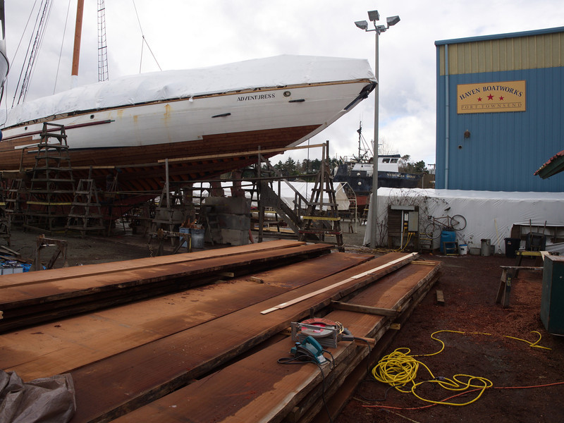 Wooden boats restored at Boat Haven Shipyard