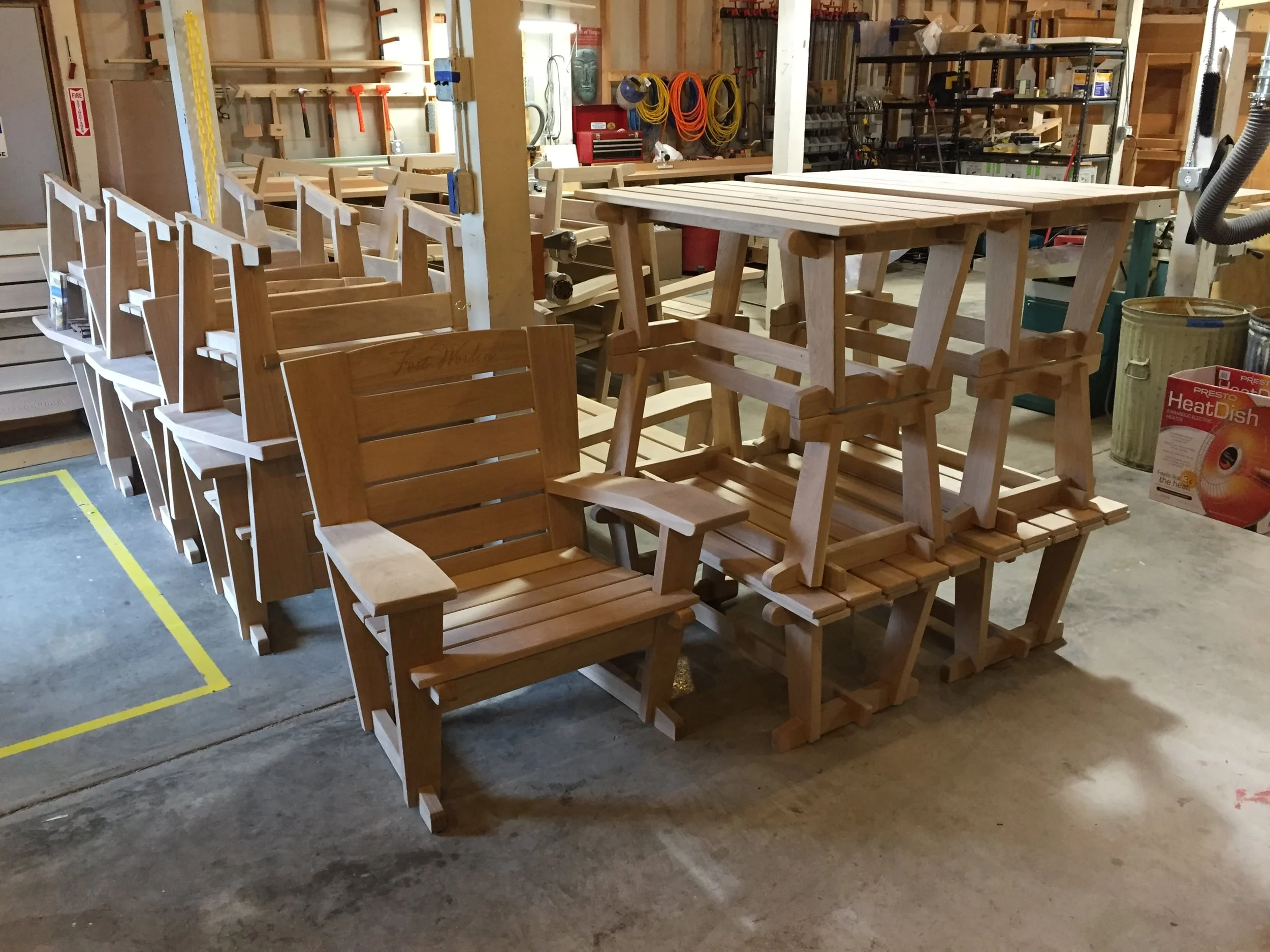 Porch Furniture Project: Virtual Open House/Shop Tour 