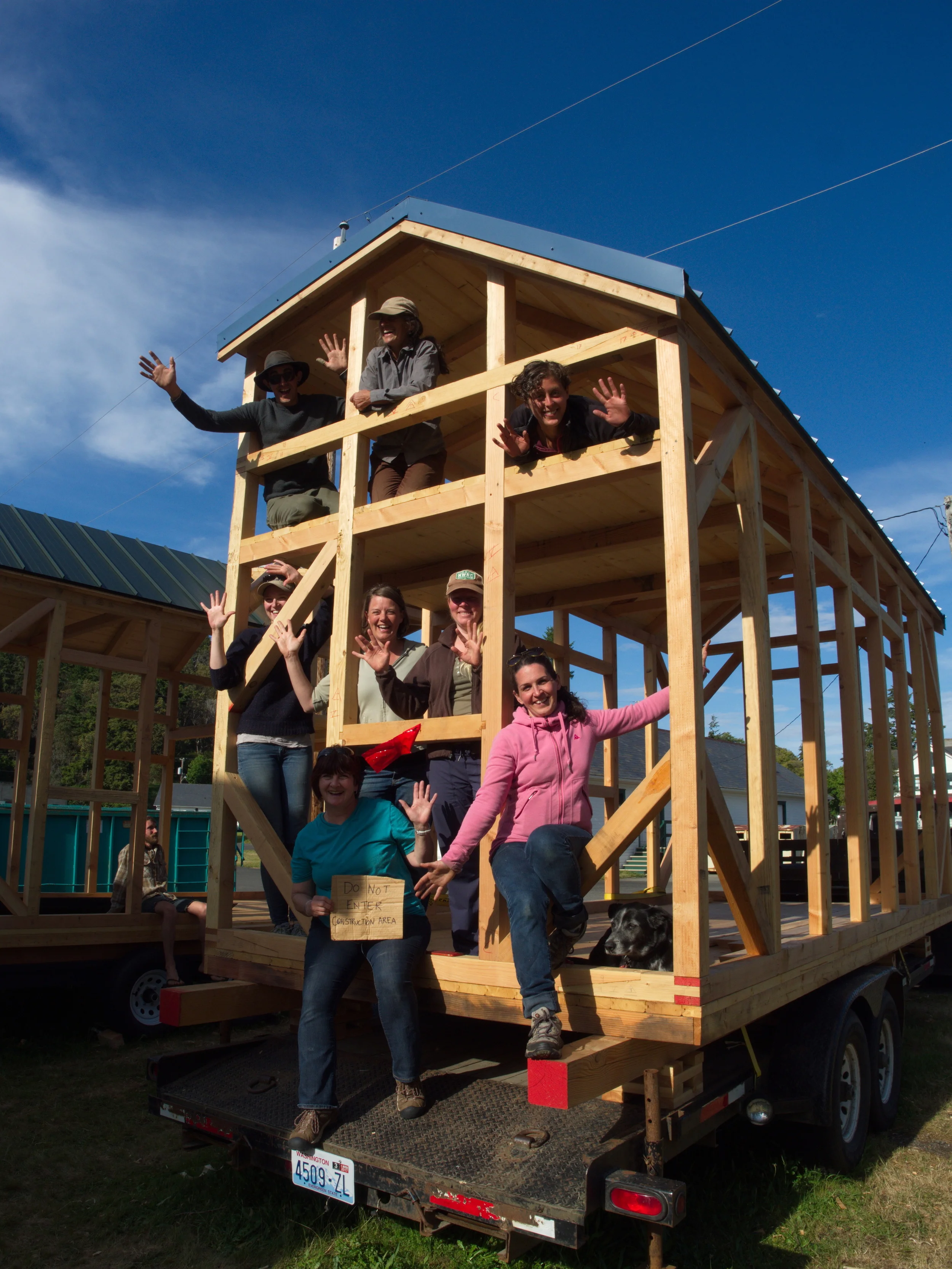 Tiny Homes Building Last Day Photos