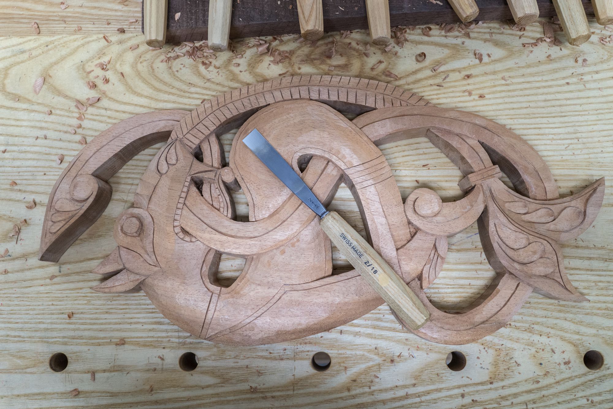 Viking Carving with Jay Haavik, April 2019