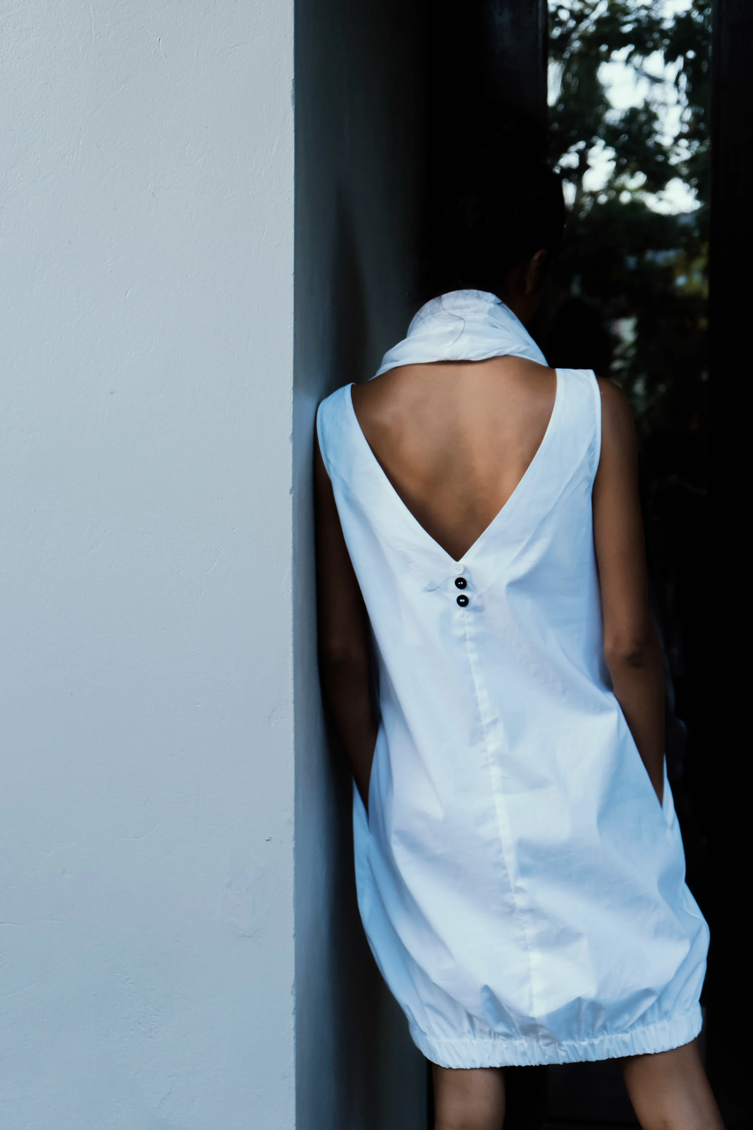 Cowled Dress (back)