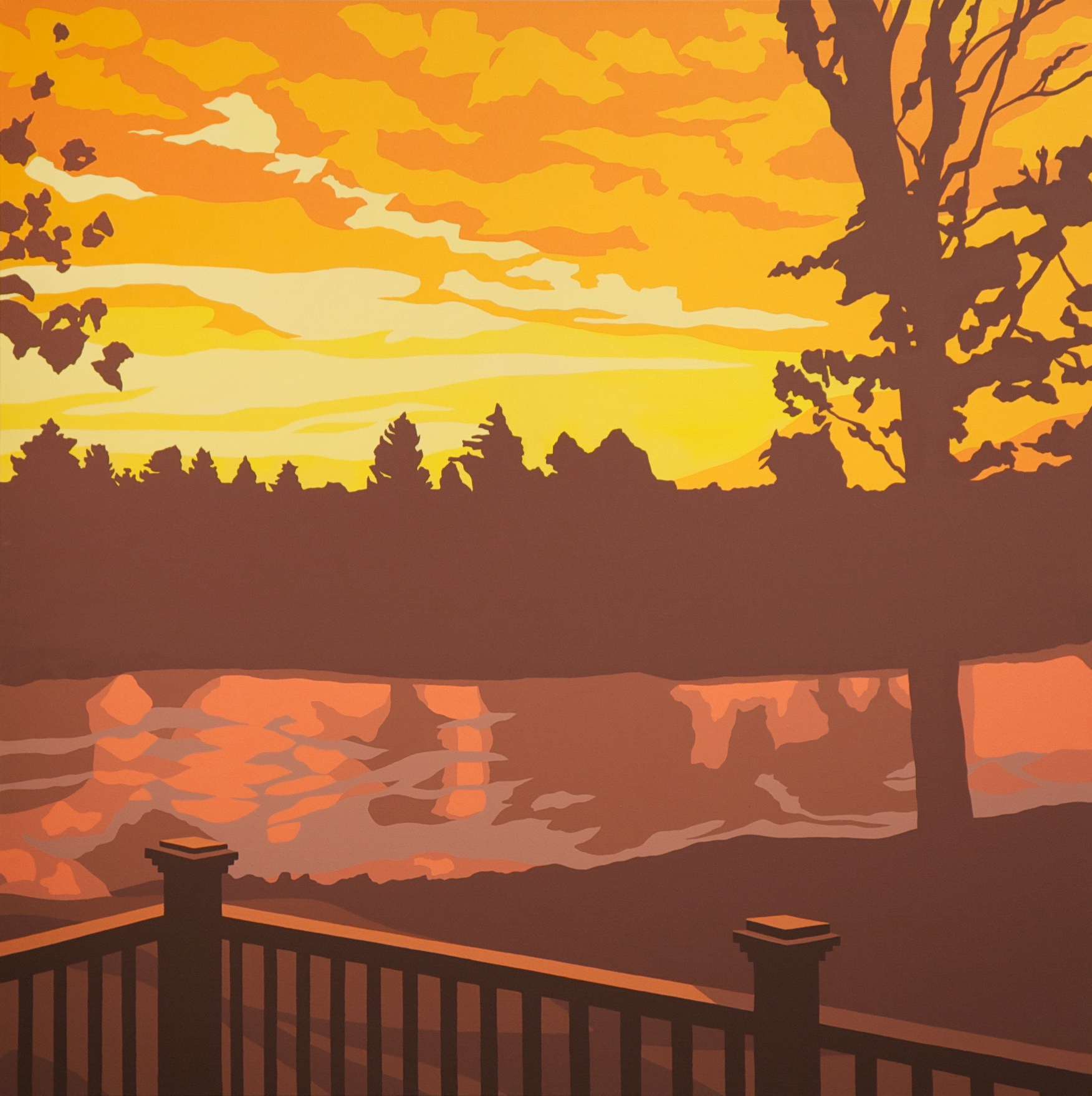 Manor 2 - 48"x48"