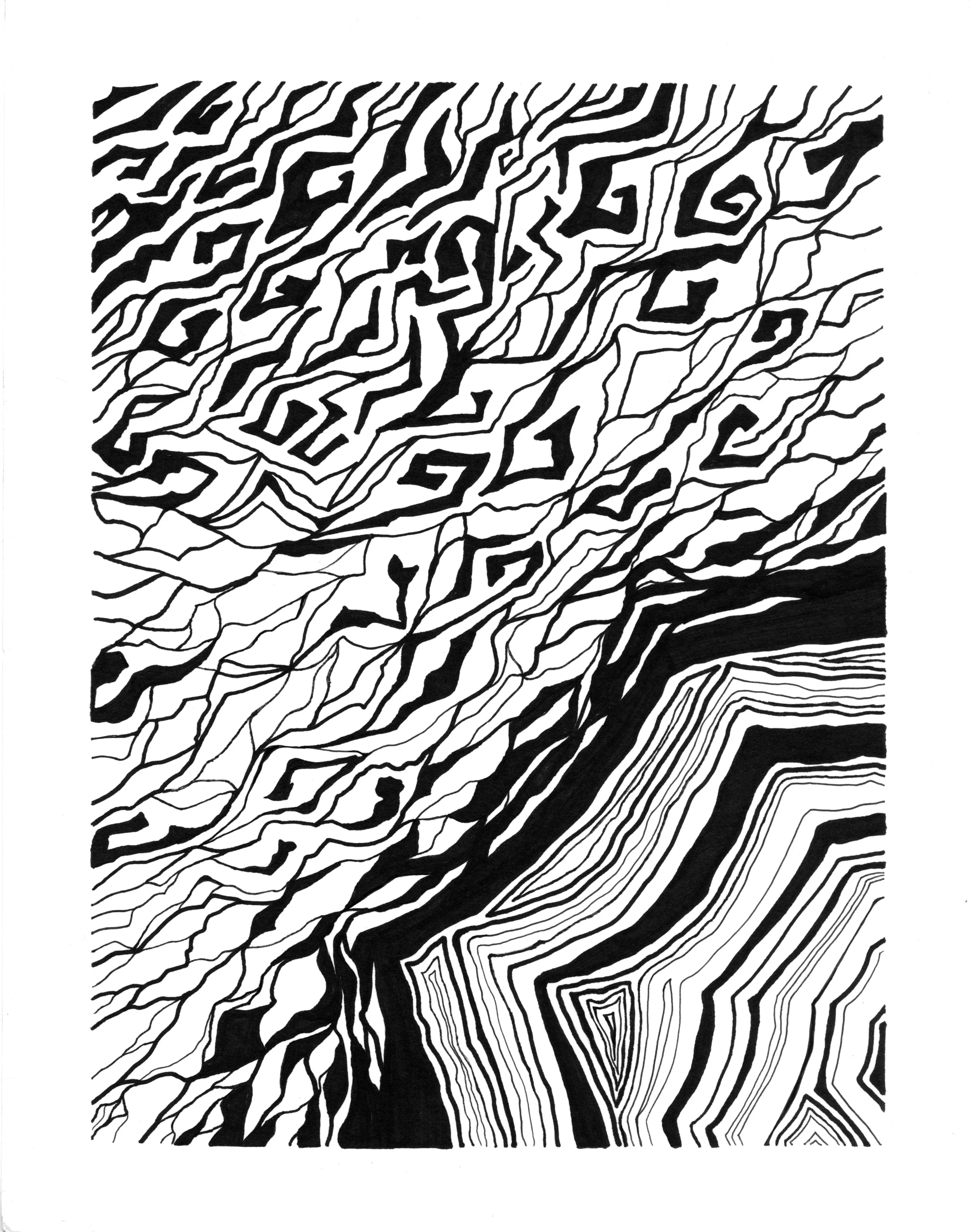 2D Design - pen & ink