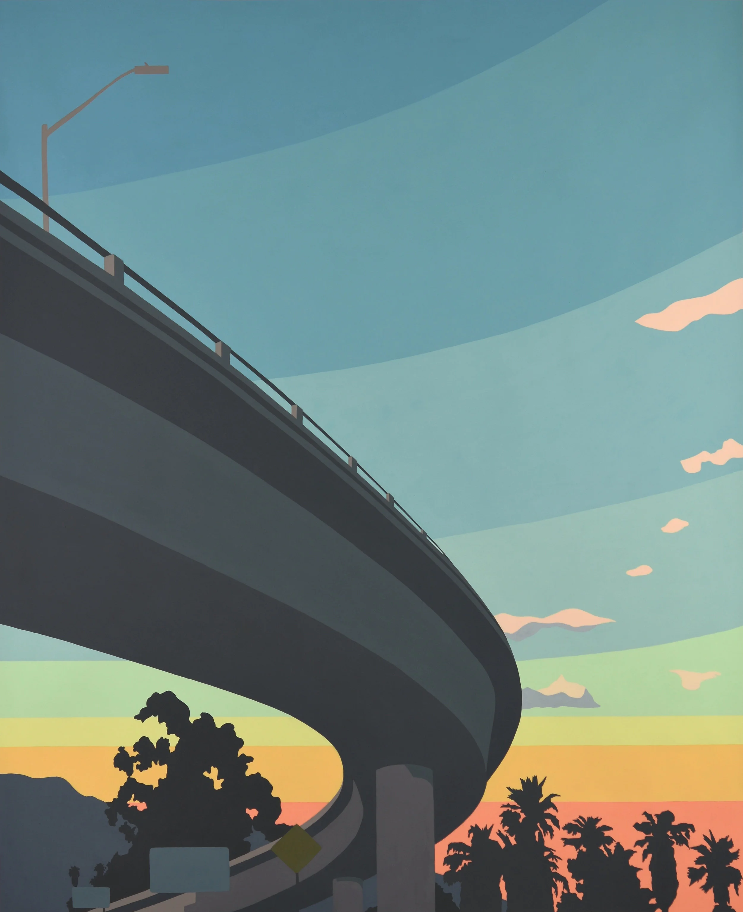 Transitions // 40"x50" // gouache on paper