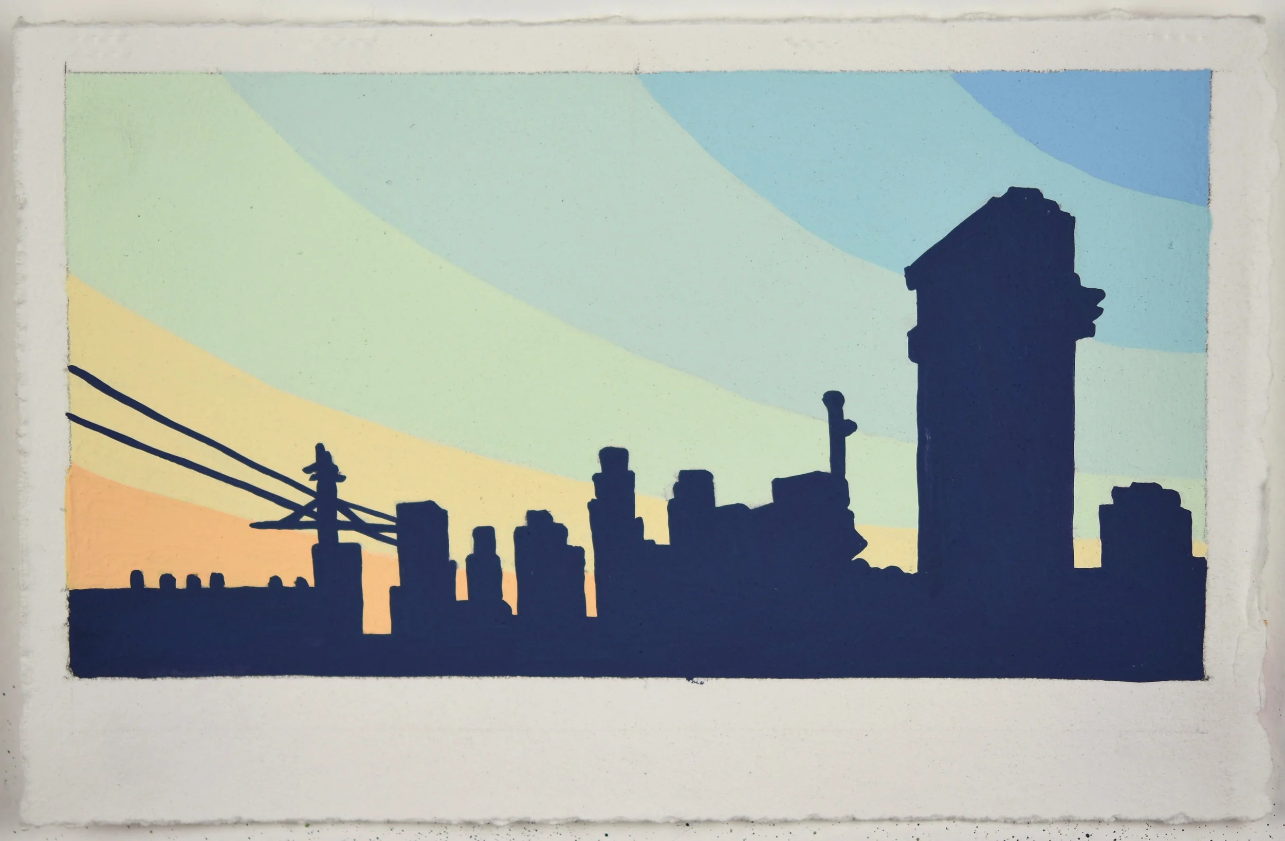 mini03 // approx. 4"x5" // gouache on paper