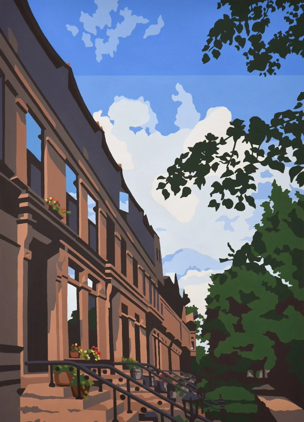 Bonner Brooklyn // 16"x22" // gouache on paper