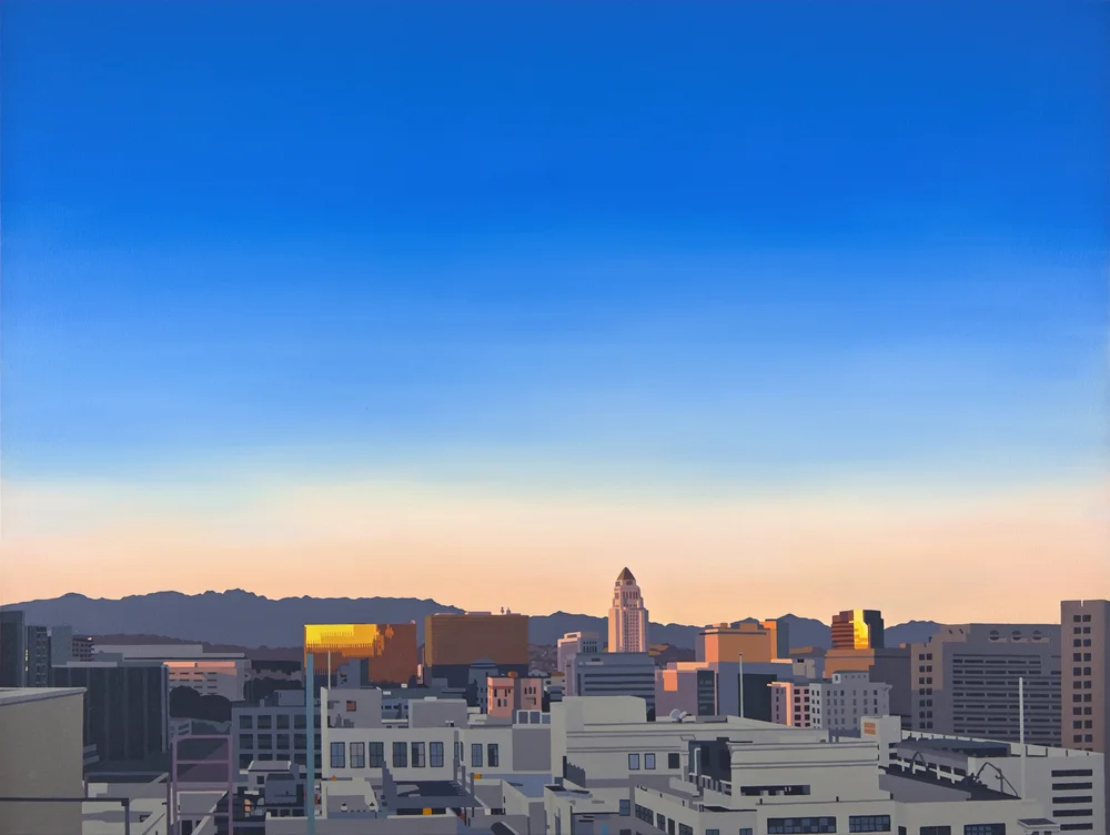 Downtown Twilight // 48"x36" // oil on canvas