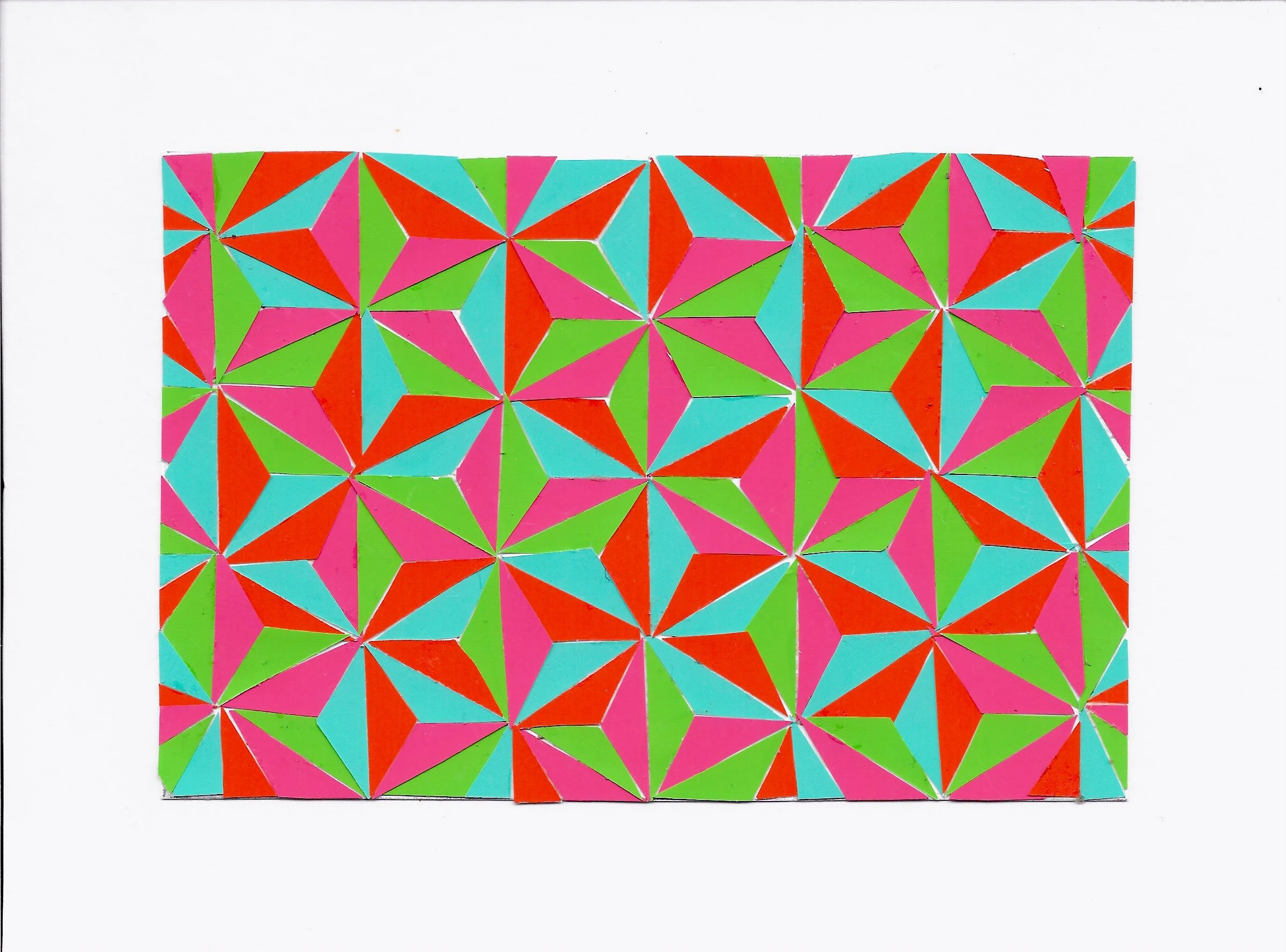 Color Theory - Cut Paper Collage