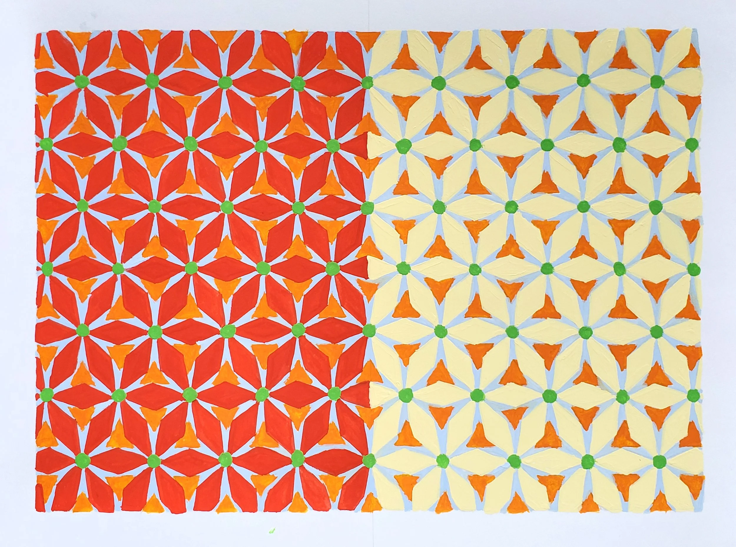 Color Theory - Gouache on Paper