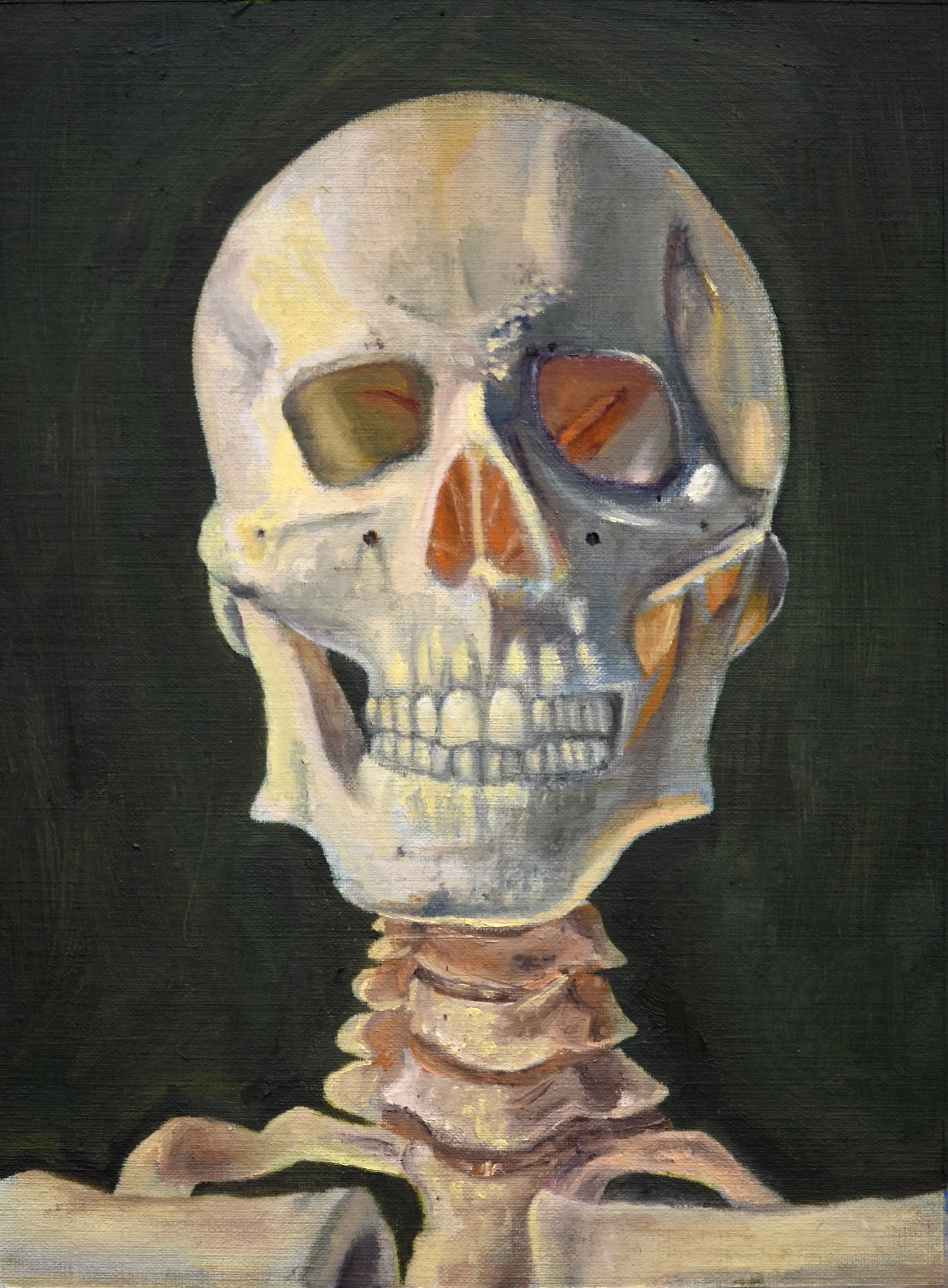 Beginning Painting - Oil on Canvas