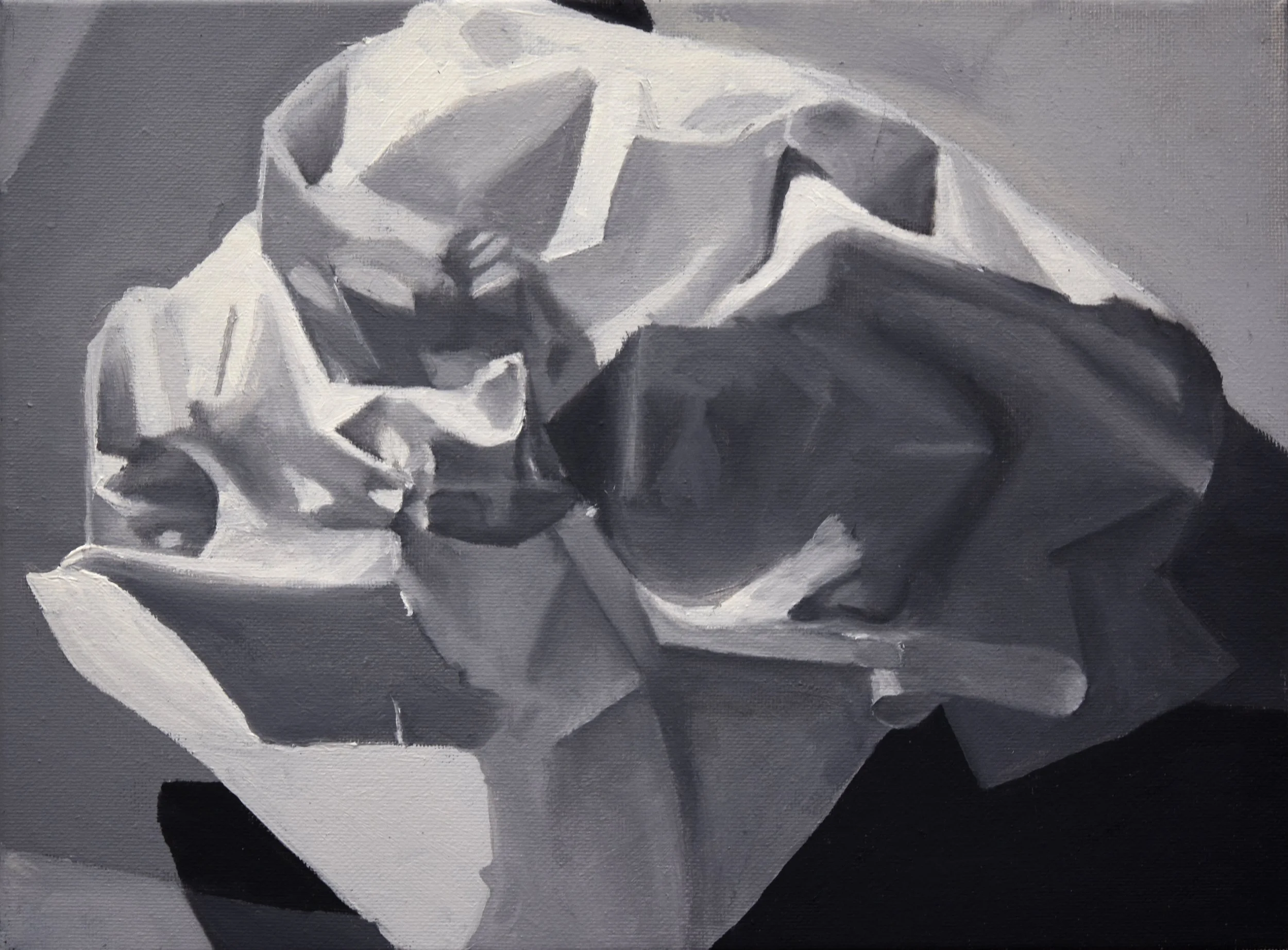 Beginning Painting - Oil on Canvas