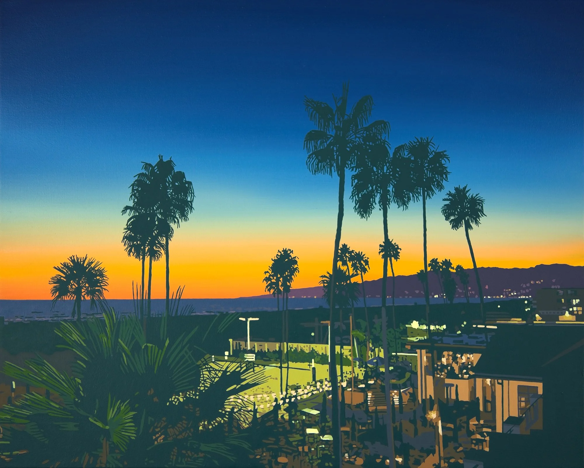 Beach Glows // 30"x24" // oil on canvas