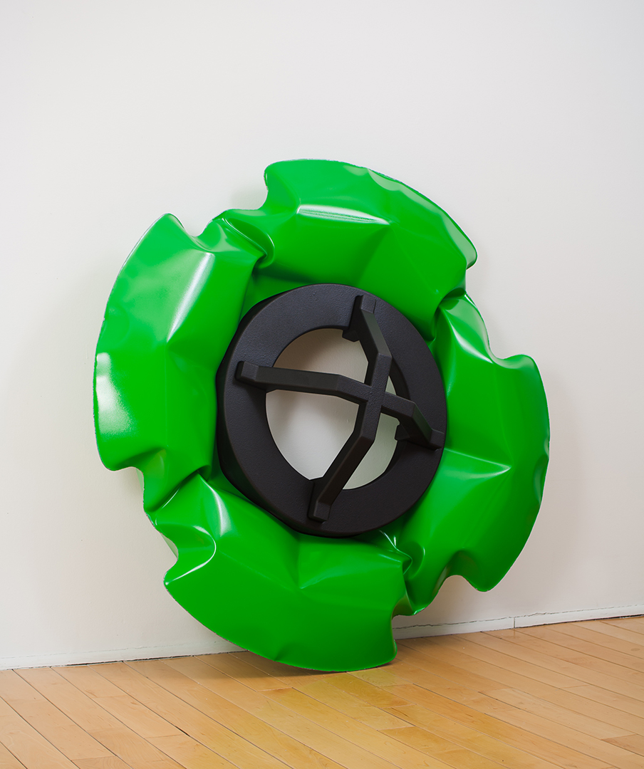   HUB    2014 POLYCHROME INFLATED STEEL, MDF, RUBBER  48"x 48"x 14" 