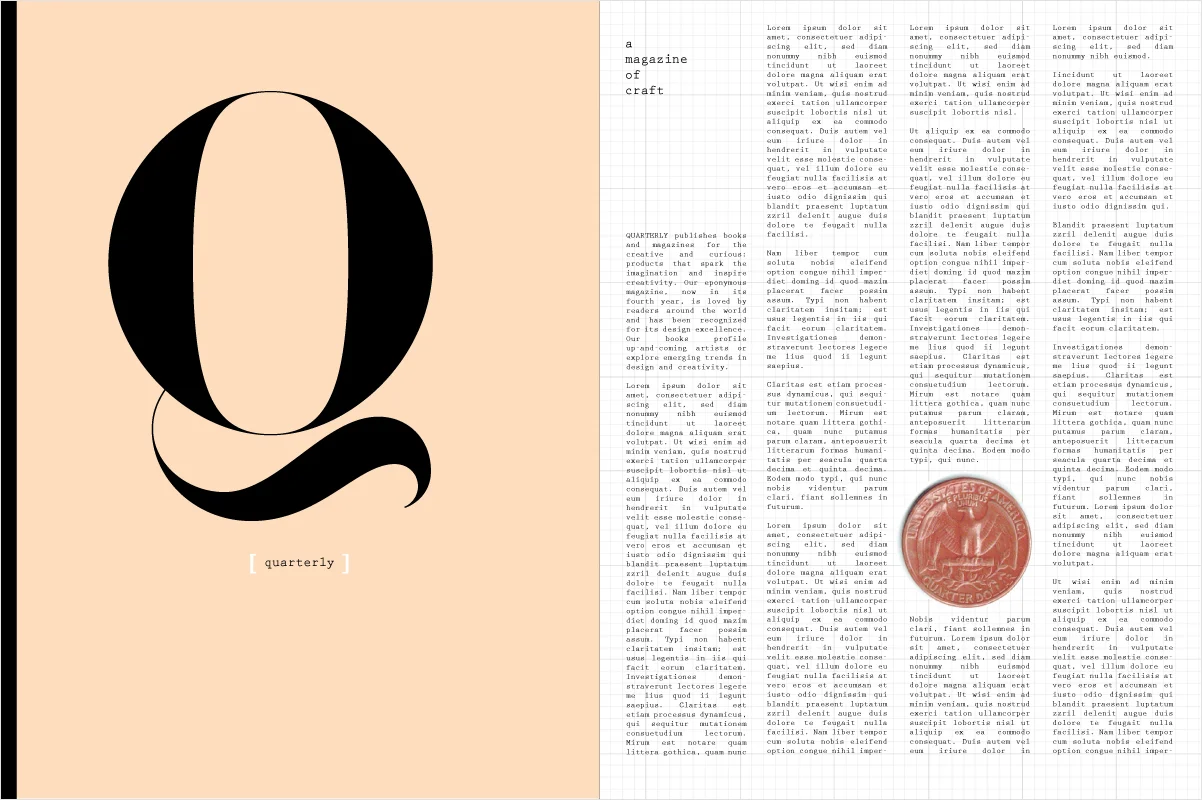 November 9: I wanted to find a way to incorporate my favorite ‘Q’ and yesterday’s painted quarter into a design and this emerged.