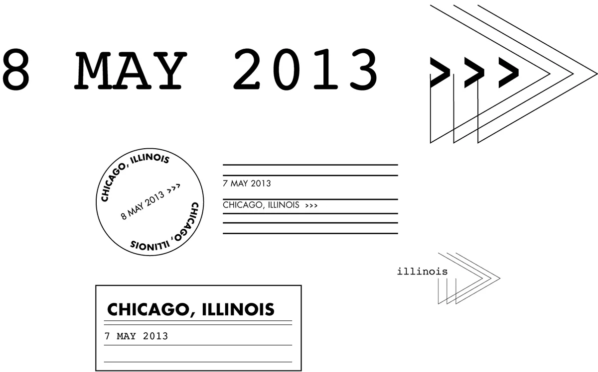     May 8:   What a difference fonts and hierarchy make.  