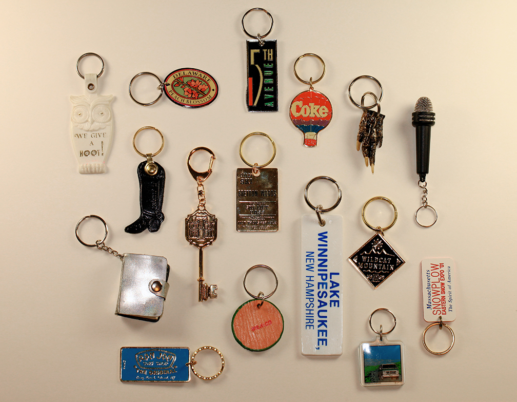 May 25: Borrowing Lisa Congdon’s Collection a Day idea, I plan to shoot some of my own this weekend. Shown here is a very small sample of my keychain and pin collection (favorites and best design/typography).