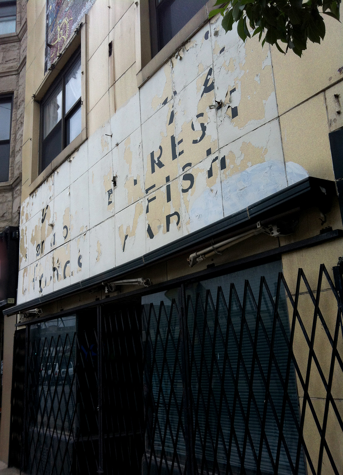 June 2: Took an impromptu walk home and finally photographed some of the amazing old signs, typography, buildings etc. along North Avenue. These photos certainly are not of the best quality due to the overcast sky and lack of camera, however I am glad I finally took this walk and captured these images. 