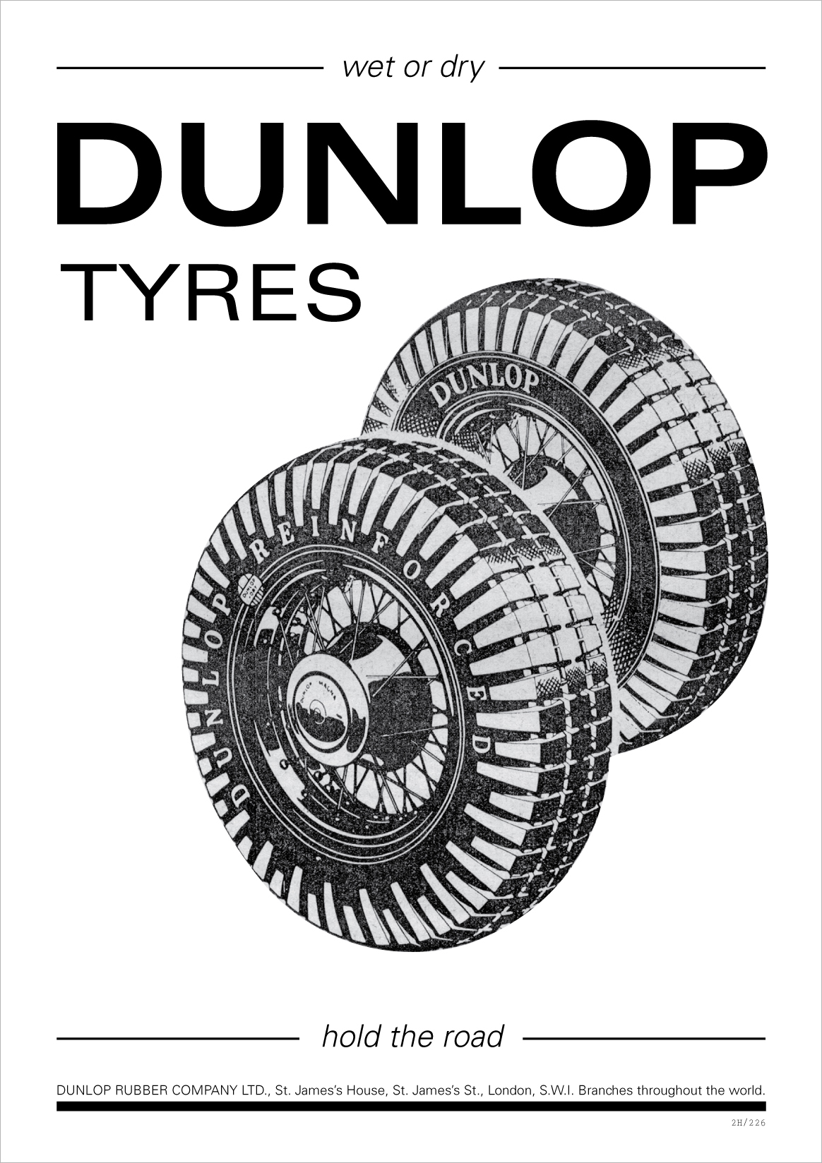     July 30:   I found a newspaper from 1932 at the Newberry book fair, I scanned some of my favorite advertisements and am playing around with various elements to create new compositions. I really liked the original Dunlop Tyres ad, but the type hie