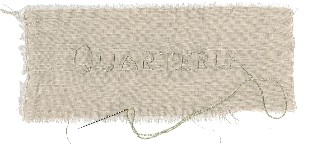     November 7:   Testing out some stitched type to go along with the mock magazine I have been working on. I don’t think it goes very well with the clean look and feel I have already established, but it was a fun experiment. It was difficult to make