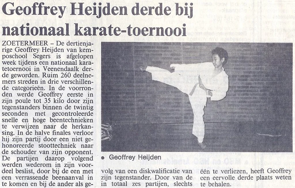 1990-03-16_Streekblad_Geoffrey_Heijden_derde_bij_Naionaal_Karate-toernooi.jpg