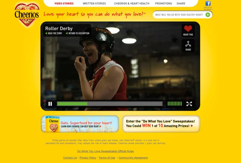 Our content came from stories from the street and video kits to tell let consumers film their own stories. The website featured a gallery of the films, and served as a hub for social media sharing.