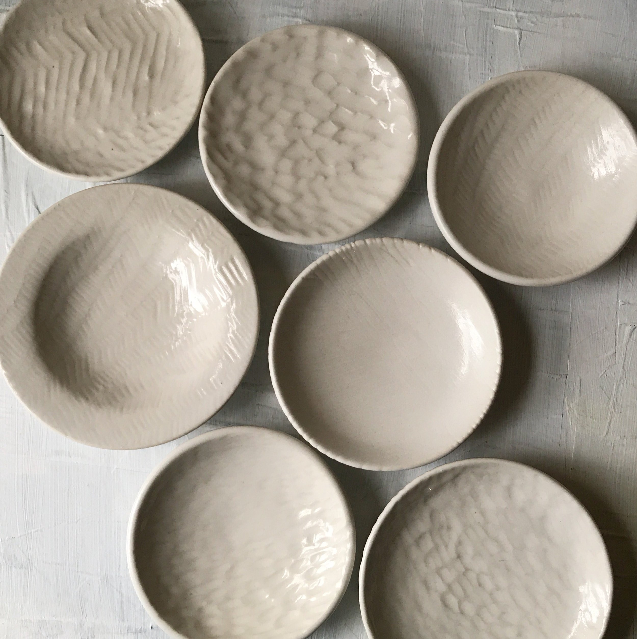 carved porcelain dishes