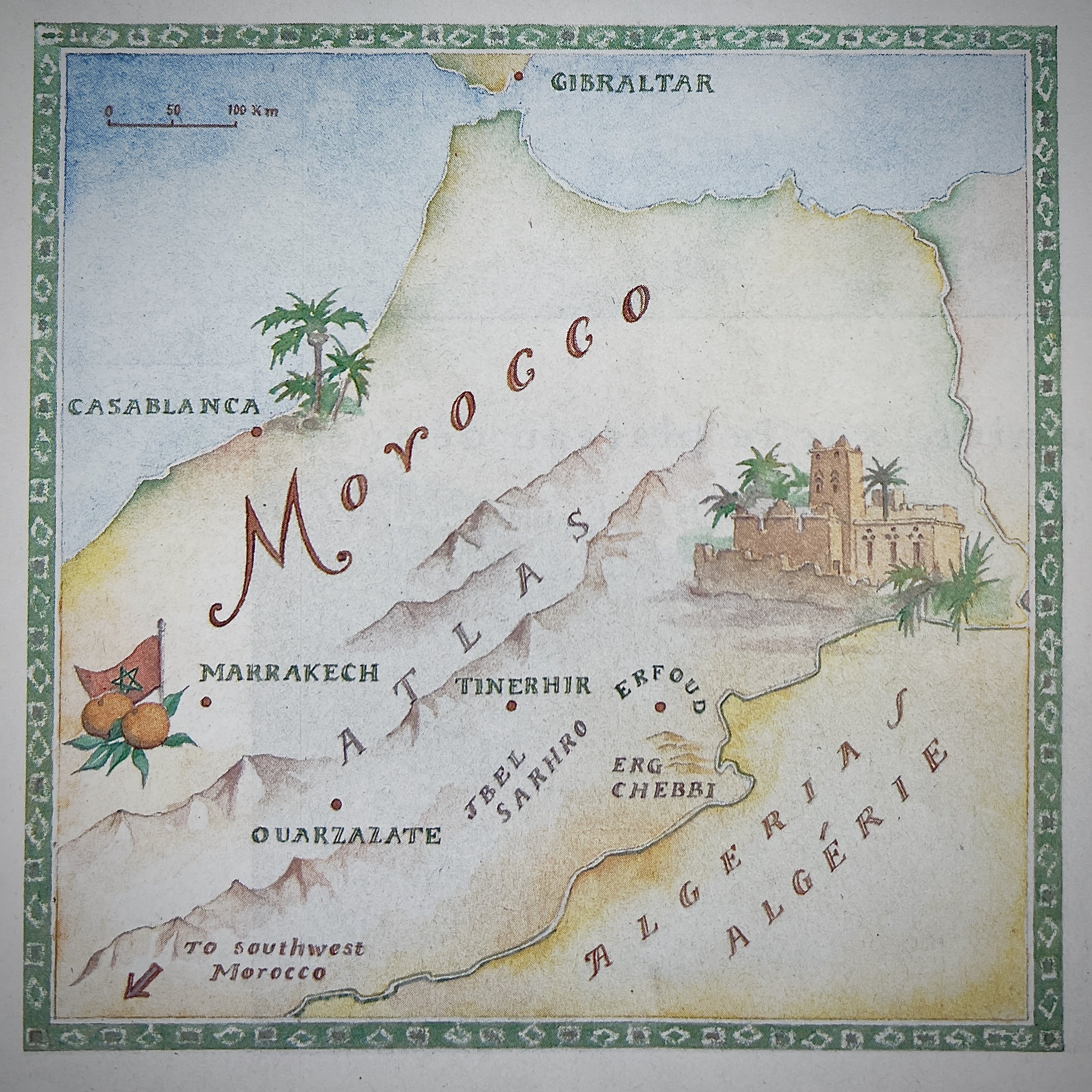 Map of Morocco