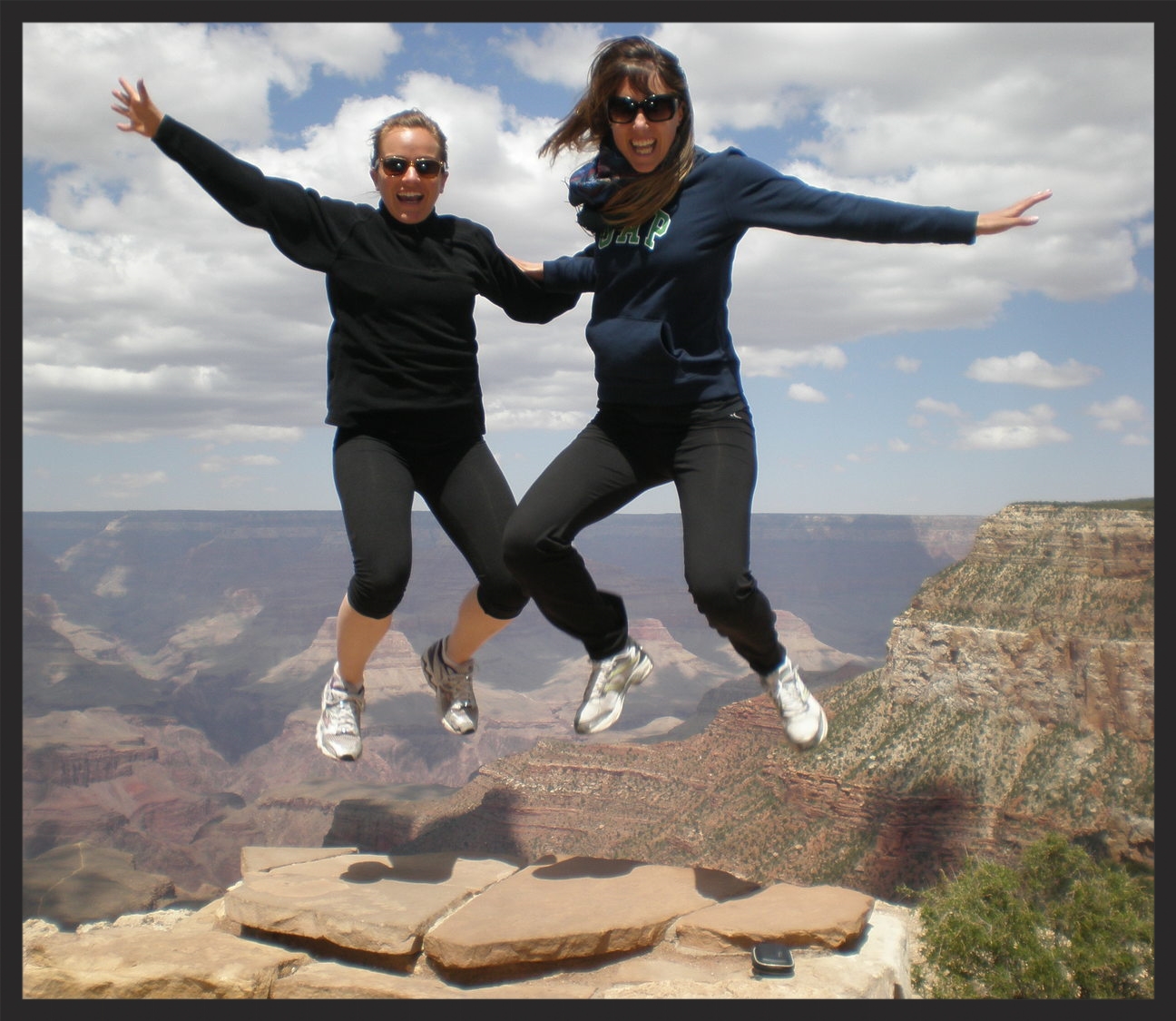 Just letting go!! Marta and me at the Grand Canyon! 