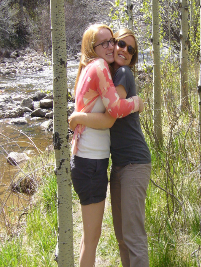 My little sister, Danielle, and me!