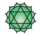 Anahata Chakra (or Heart Chakra): "In Anahata one makes decisions ("follows one's heart") based on one's higher self, not the unfulfilled emotions and desires of lower nature. As such, it is known as the heart chakra. It is also associated with love and compassion and charity to others" (wikipedia.org).