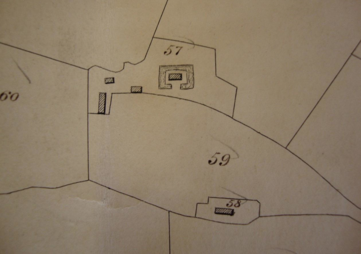 Fig.25 Parish of Letheringham Tithe Map, 1842 (SROI, FDA165/A1/1b) 